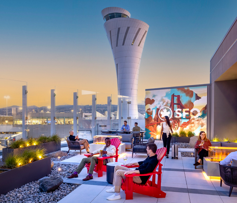 Air Canada Opens Chic Lounge with Outdoor Terrace in San Francisco